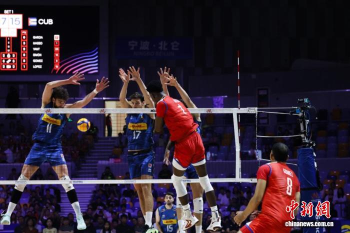 意大利男排宁波首战告捷 3-1力克古巴挺进四强