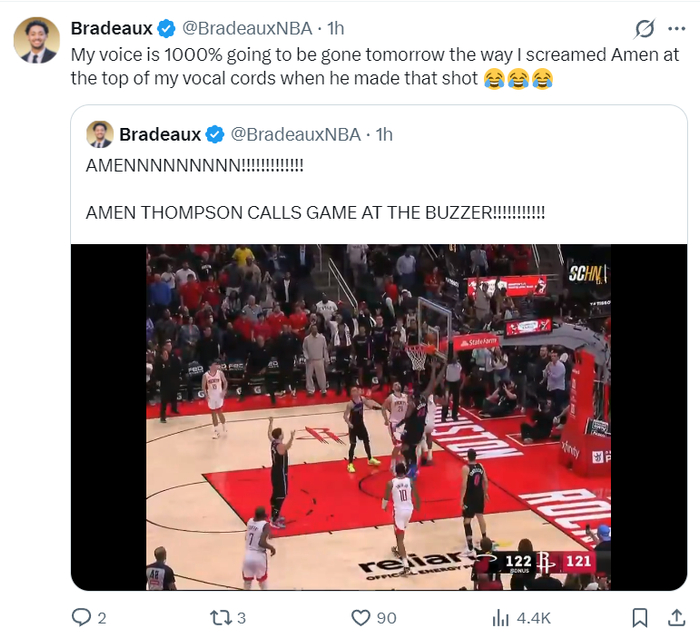 火箭绝杀热火阿门补篮定乾坤 杜兰特里程碑之夜